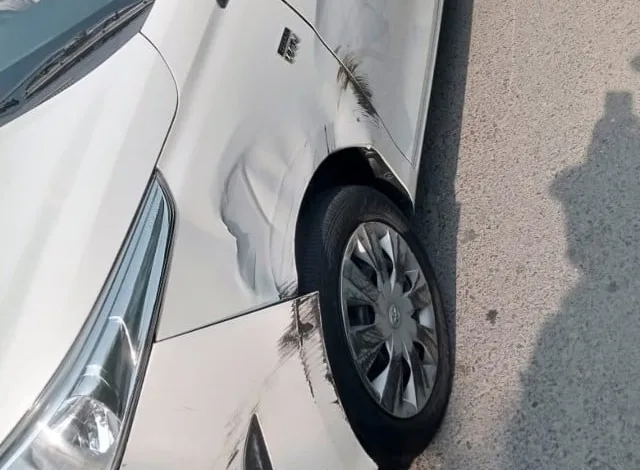 گاڑی کو مرمت کے لیے ورکشاپ پہنچا دیا گیا